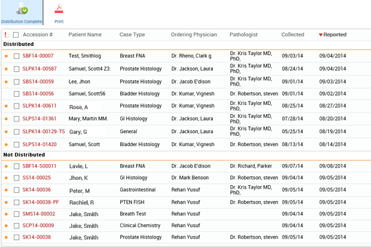 Lab Result Distribution Hub Physician VitalOffice