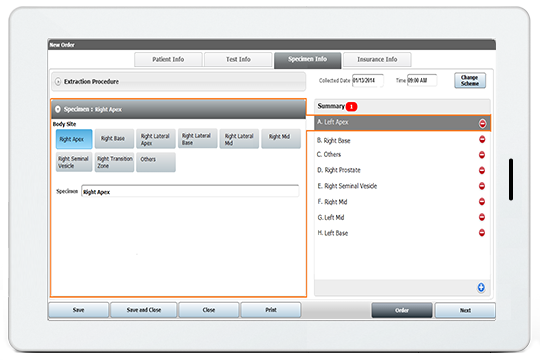 Tablet Lab Ordering Physicians VitalOffice