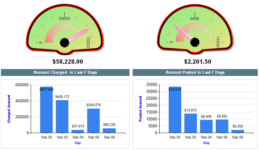 RCM Dashboard VitalCollect